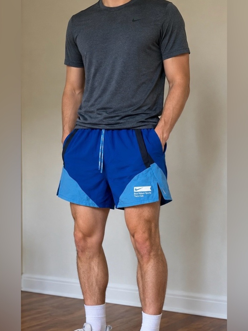 Nike Blue Ribbon Sports 5 Inch
Running Shorts Athletic Mens Size XL
